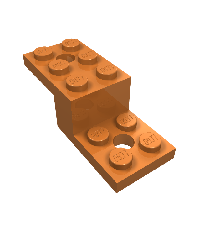 LEGO - Beugel 5 x 2 x 1 1/3 met 2 gaten - Medium Nougat | N