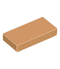 LEGO - Tegel 1 x 2 - Medium Nougat | N - Thumbnail