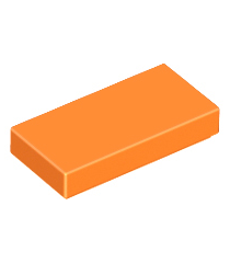 LEGO - Tegel 1 x 2 - Orange | N - Thumbnail