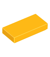 LEGO - Tegel 1 x 2 - Bright Light Orange | N - Thumbnail