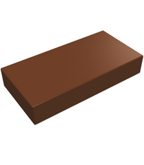 LEGO - Tegel 1 x 2 - Reddish Brown | N - Thumbnail