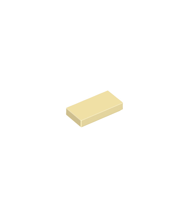 LEGO - Tegel 1 x 2 - Tan | N