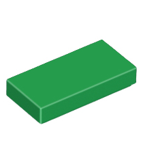 LEGO - Tegel 1 x 2 - Green | N - Thumbnail