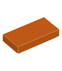 LEGO - Tegel 1 x 2 - Dark Orange | N - Thumbnail