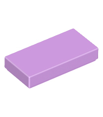 LEGO - Tegel 1 x 2 - Medium Lavender | N - Thumbnail