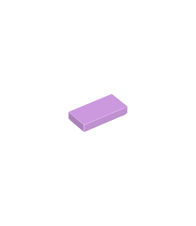 LEGO - Tegel 1 x 2 - Medium Lavender | N
