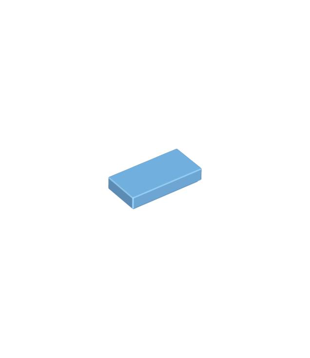 LEGO - Tegel 1 x 2 - Medium Blue | N