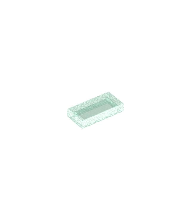 LEGO - Tegel 1 x 2 - Satin Trans-Light Blue | N