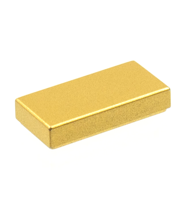 LEGO - Tegel 1 x 2 - Metallic Gold | N