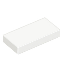 LEGO - Tegel 1 x 2 - White | N - Thumbnail