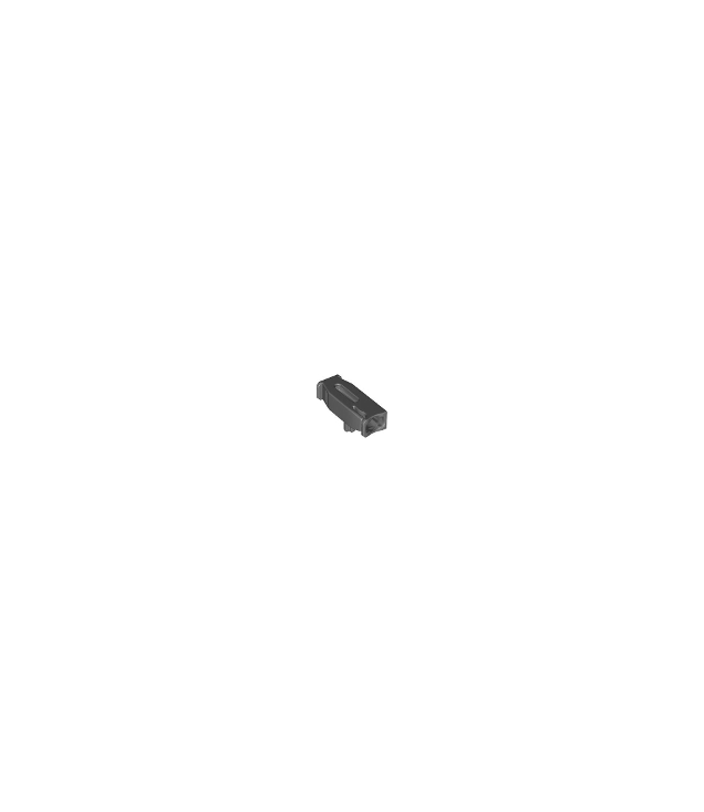 LEGO - Projectiellanceerder 4 x 2 x 1 met onderas (voor 1 x 1 ronde tegels) - Dark Bluish Gray | N