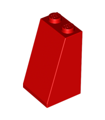 LEGO - Helling 75 graden2 x 2 x 3 met vaste noppen - Red | N - Thumbnail