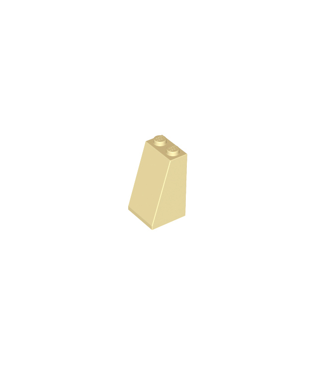 LEGO - Helling 75 graden2 x 2 x 3 met vaste noppen - Tan | N