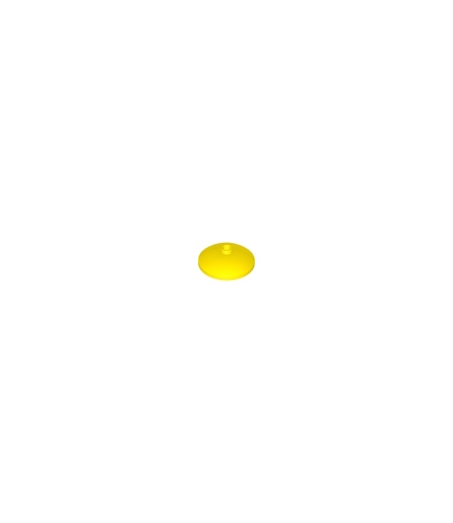 LEGO - Schotel 3 x 3 omgekeerd (radar) - Yellow | N