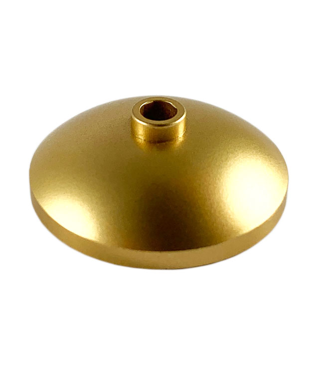 LEGO - Schotel 3 x 3 omgekeerd (radar) - Metallic Gold | N