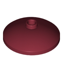 LEGO - Schotel 3 x 3 omgekeerd (radar) - Dark Red | N - Thumbnail
