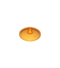 LEGO - Schotel 3 x 3 omgekeerd (radar) - Trans-Orange | N - Thumbnail