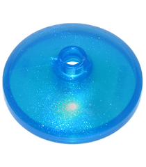 LEGO - Schotel 3 x 3 omgekeerd (radar) - Satin Trans-Dark Blue | N - Thumbnail
