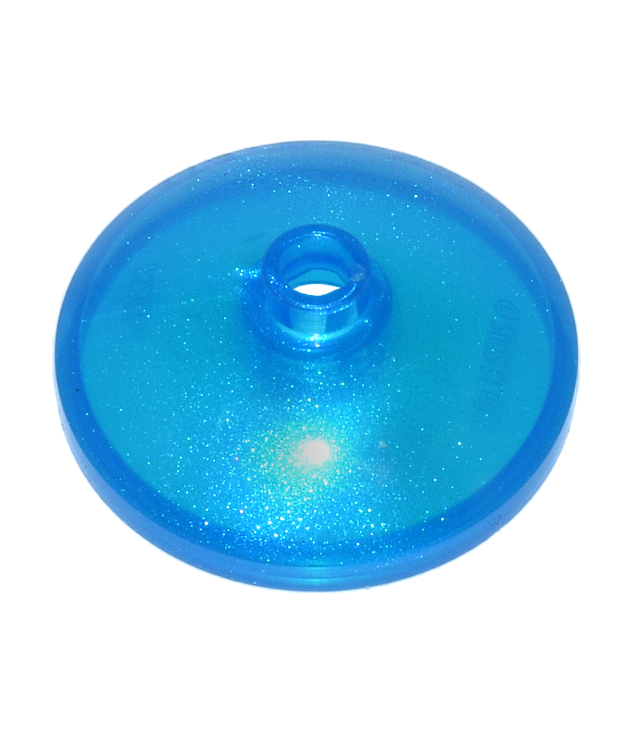 LEGO - Schotel 3 x 3 omgekeerd (radar) - Satin Trans-Dark Blue | N