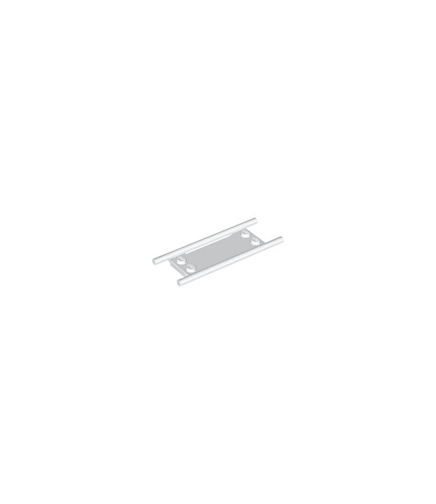 LEGO - Minifiguur-accessoire, brancard zonder onderop scharnieren - White | N