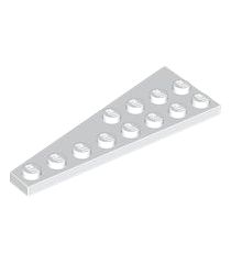 LEGO - Wig, plaat 8 x 3 rechts - White | N - Thumbnail