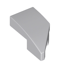 LEGO - Wig 2 x 1 x 2/3 links - Light Bluish Gray | N - Thumbnail