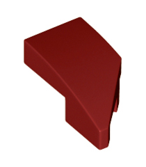 LEGO - Wig 2 x 1 x 2/3 links - Dark Red | N - Thumbnail