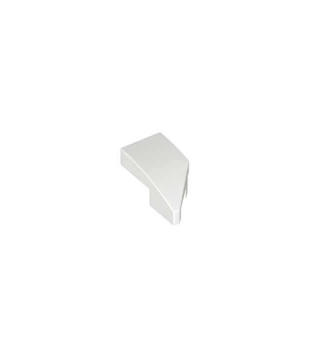 LEGO - Wig 2 x 1 x 2/3 links - White | N