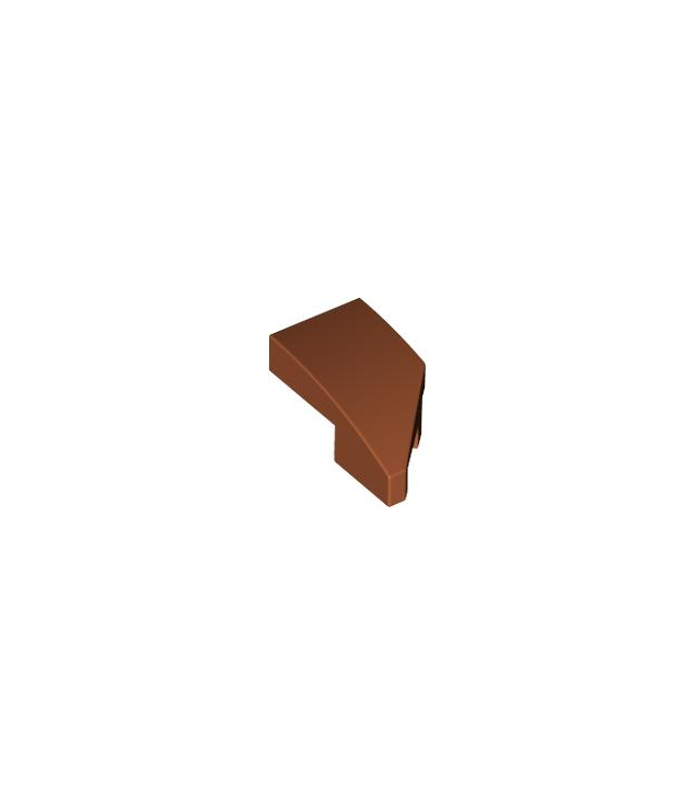 LEGO - Wig 2 x 1 x 2/3 links - Dark Orange | N