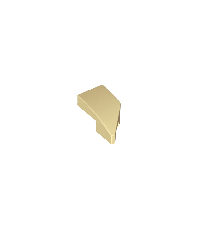 LEGO - Wig 2 x 1 x 2/3 links - Tan | N