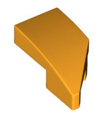 LEGO - Wig 2 x 1 x 2/3 links - Bright Light Orange | N - Thumbnail