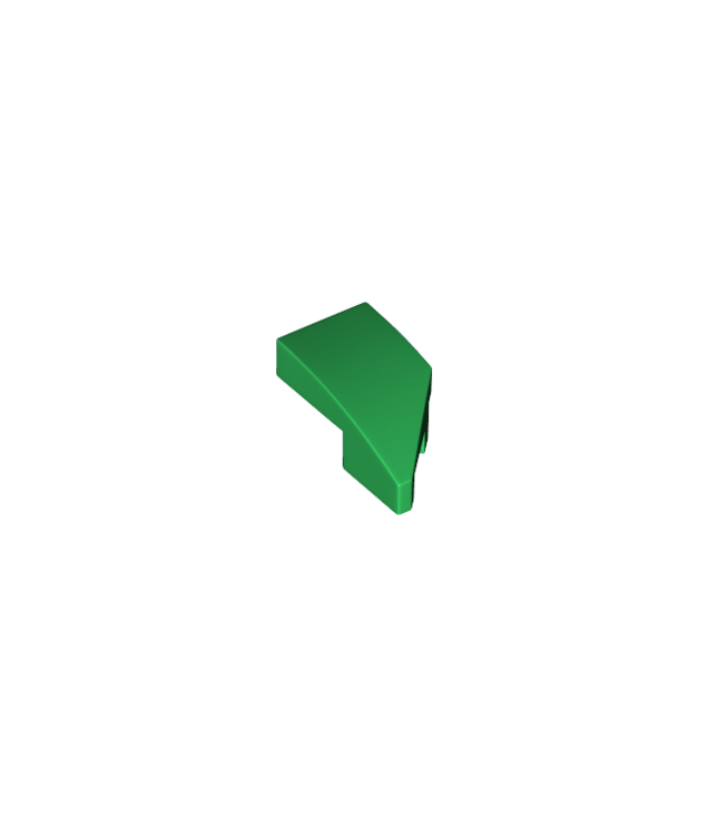 LEGO - Wig 2 x 1 x 2/3 links - Green | N