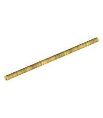 LEGO - Slang, stijf Ø3 mm 10L / 8,0 cm - Pearl Gold | N - Thumbnail