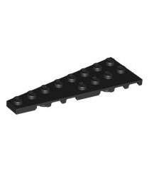 LEGO - Wig, plaat 8 x 3 links - Black | N - Thumbnail