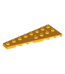 LEGO - Wig, plaat 8 x 3 links - Bright Light Orange | N - Thumbnail