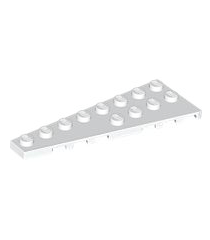 LEGO - Wig, plaat 8 x 3 links - White | N - Thumbnail