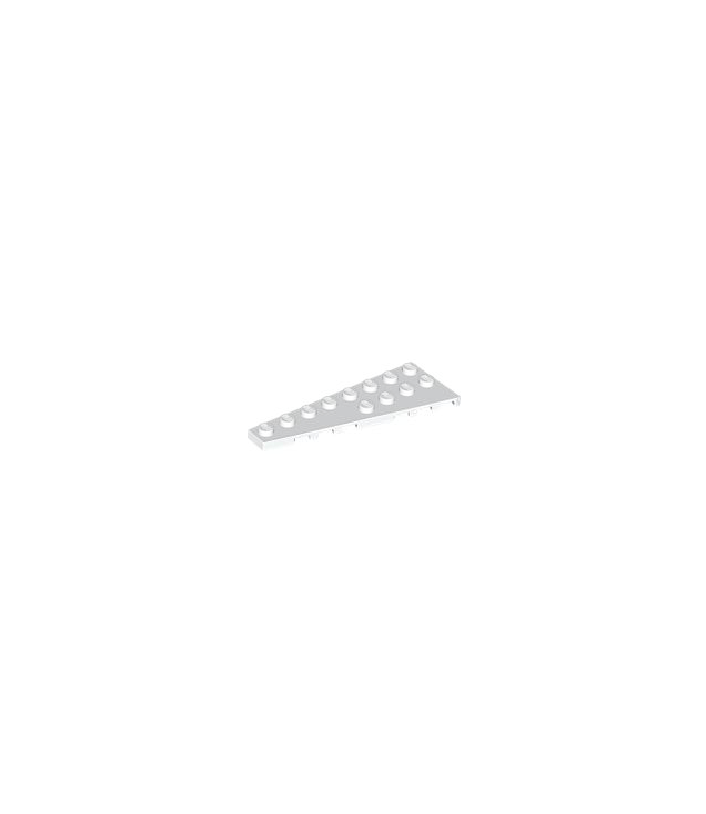 LEGO - Wig, plaat 8 x 3 links - White | N