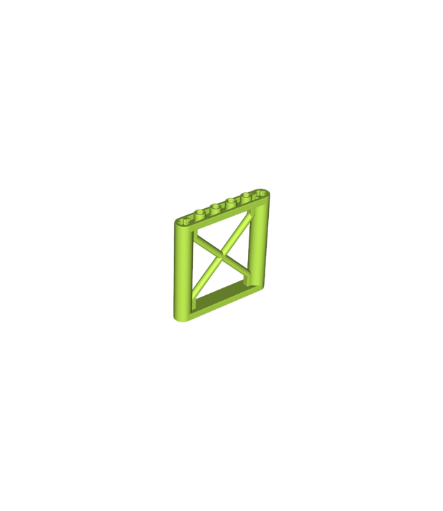 LEGO - Steunbalk 1 x 6 x 5 rechthoekig - Lime | N