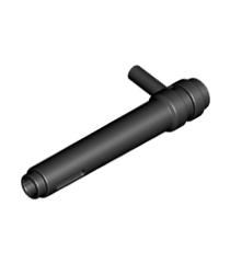 LEGO - Cilinder 1 x 5 1/2 met staaf-handgreep (frictiecilinder) - Black | N - Thumbnail