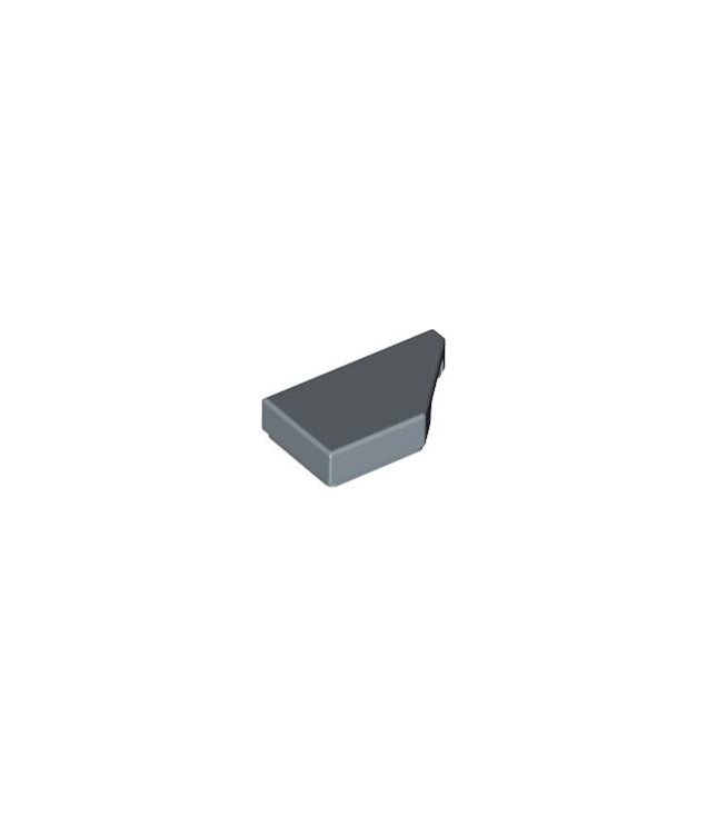 LEGO - Tegel, gemodificeerd 1 x 2 wig rechts - Sand Blue | N