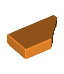 LEGO - Tegel, gemodificeerd 1 x 2 wig rechts - Orange | N - Thumbnail