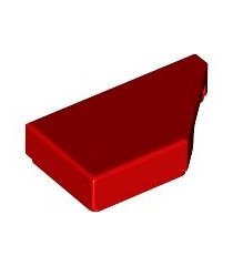 LEGO - Tegel, gemodificeerd 1 x 2 wig rechts - Red | N - Thumbnail