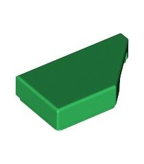 LEGO - Tegel, gemodificeerd 1 x 2 wig rechts - Green | N - Thumbnail