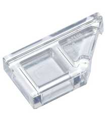 LEGO - Tegel, gemodificeerd 1 x 2 wig rechts - Trans-Clear | N - Thumbnail