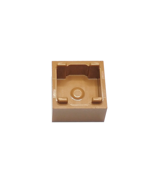 LEGO - Container, doos 2 x 2 x 1 – bovenopening met verhoogde binnenbodem - Medium Nougat | N