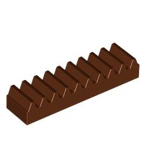 LEGO - Technic, tandheugel 1 x 4 - Reddish Brown | N - Thumbnail
