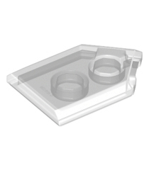 LEGO - Tegel, gemodificeerd 2 x 3 vijfhoekig - Trans-Clear | N - Thumbnail