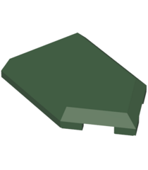 LEGO - Tegel, gemodificeerd 2 x 3 vijfhoekig - Dark Green | N - Thumbnail