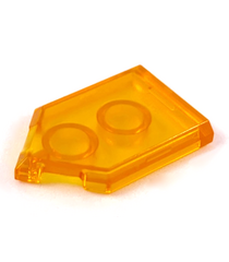 LEGO - Tegel, gemodificeerd 2 x 3 vijfhoekig - Trans-Orange | N - Thumbnail