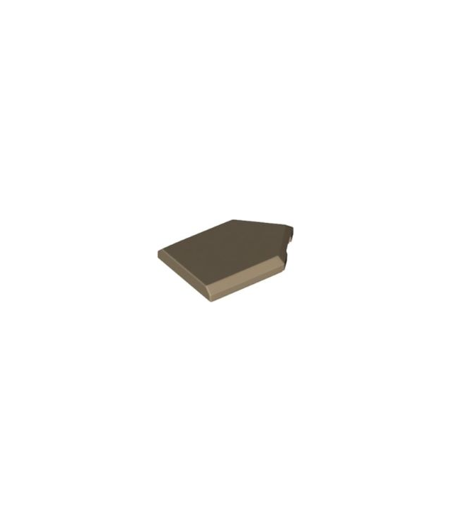 LEGO - Tegel, gemodificeerd 2 x 3 vijfhoekig - Dark Tan | N